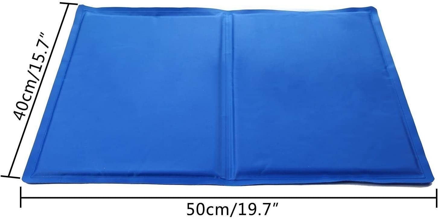  DQMEN Alfombrilla de refrigeración Manta Enfriador para Perros y Gatos. Reduce la sensación térmica Corporal (M 50x40cm) 