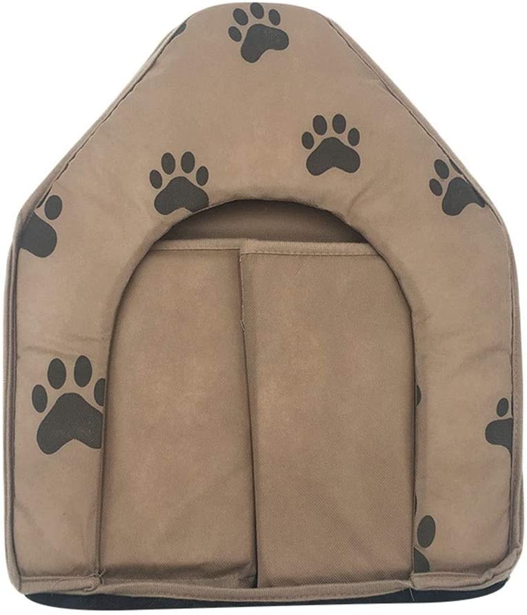  Dulan Cama para Mascotas, Casa for Mascotas Desmontable Plegable Casa de Perro con Techo Plano Nido Colchón for Perro Cama for Perro al Aire Libre Cama Ligera y cómoda para Mascotas, 