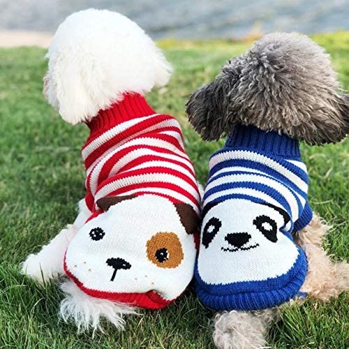  DZSHYXGW Navidad Suéter para Mascotas Gato Suéter para Perros Ropa De Invierno para Perros Pequeños Chihuahua Yorkys Puppy Jacket Ropa para Mascotas XL N 