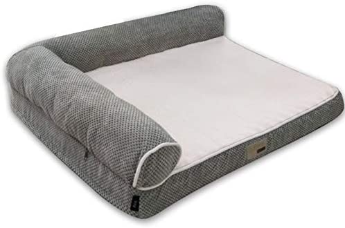  DZSHYXGW Sofá Cama Lavable para Perro Mascota Golden Retriever Labrador Kennel Pet Mat 90X70X20Cm Khaki 