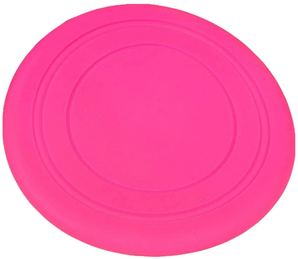  Ecloud Shop® 2pcs Pet Frisbee Perro de Juguete Frisbee Suave Pet Training Dog Training Frisbee Table Pad (Color al Azar) 