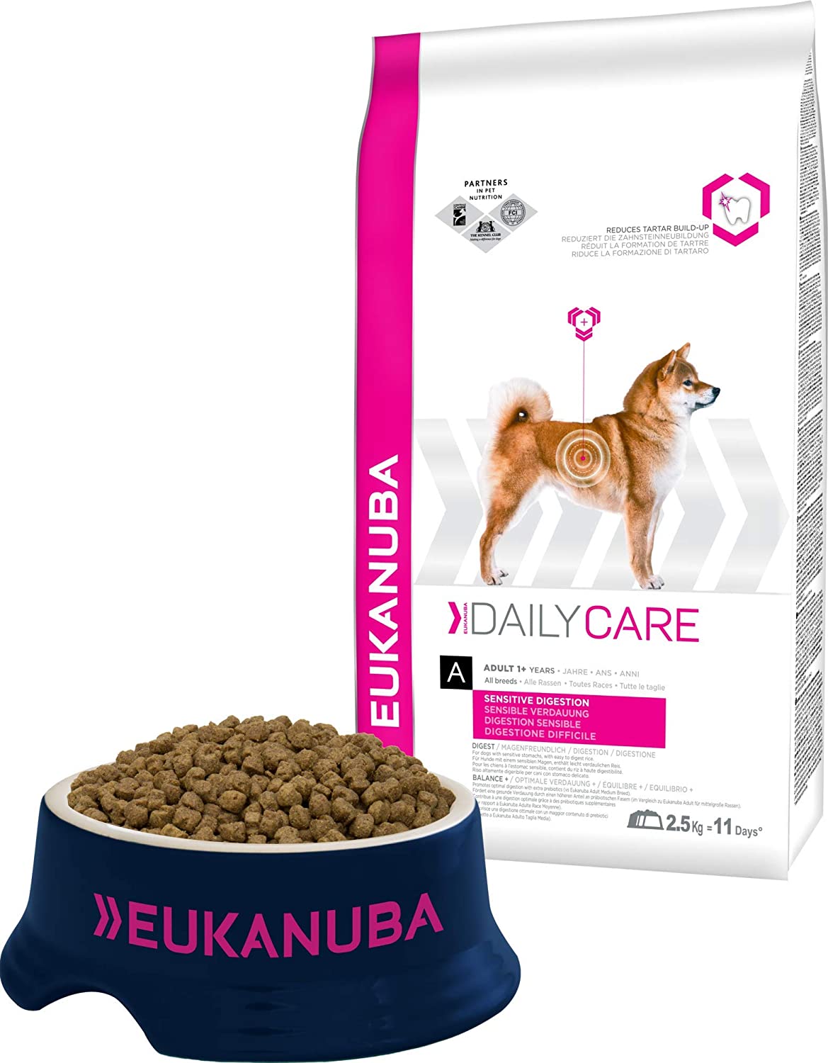  Eukanuba Daily Care Adulto Digestión sensible [2,5 Kg] 