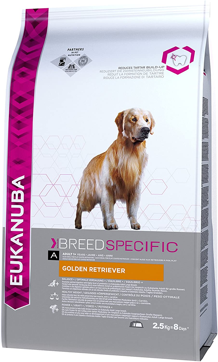  Eukanuba Golden Retriever Adulto [2,5 Kg] 