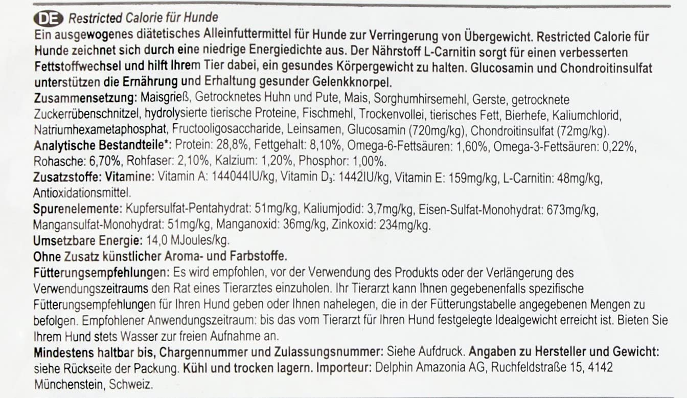  Eukanuba Veterinary Diets Adulto Restricción calórica [12 Kg] 