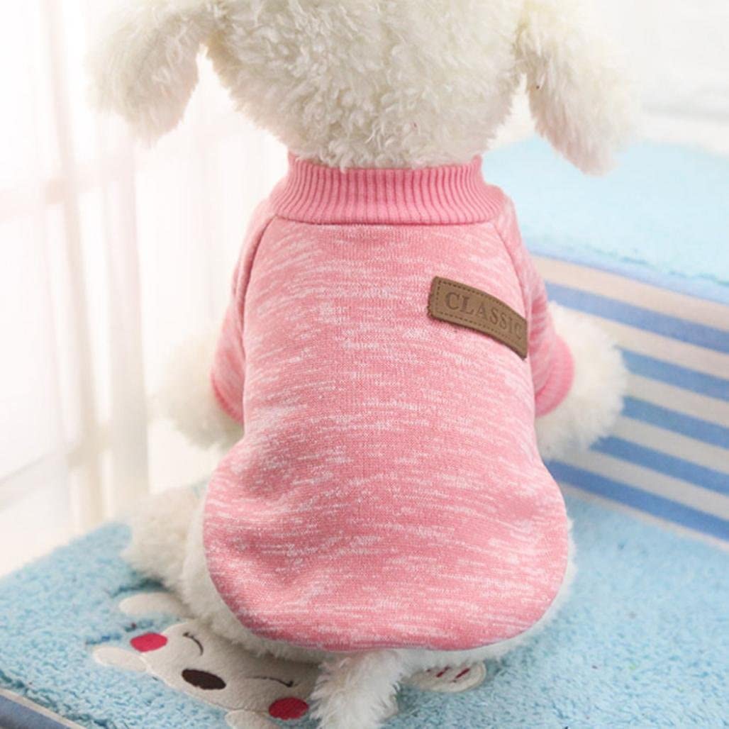  FAMILIZO Perros Ropa Invierno, Mascota Ropa Puppy Otoño Winter Invierno Pullover de alto grado Ropa 