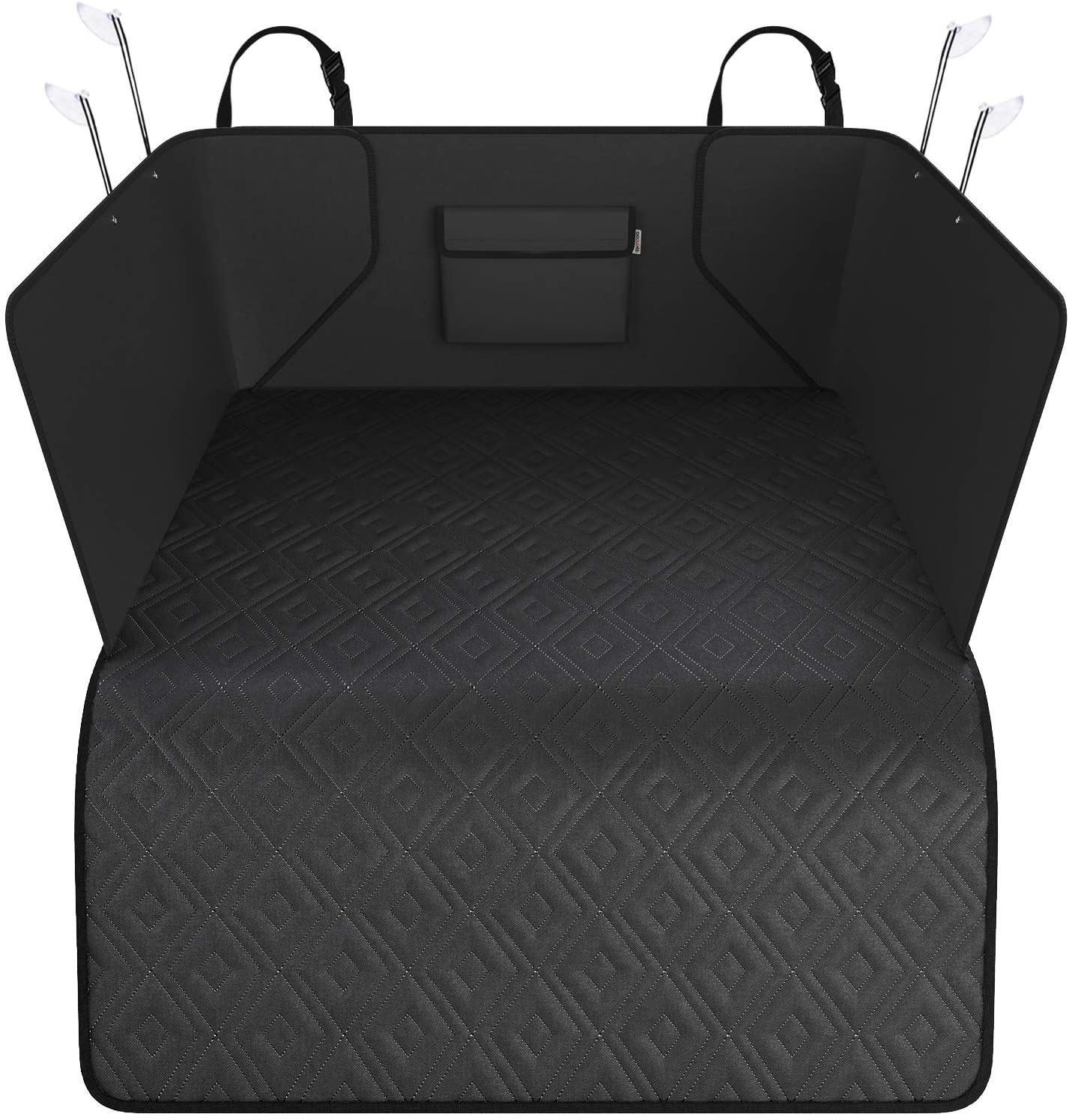  FEANDREA Funda de Maletero de Coche para Perros, Negro PDS02BK 