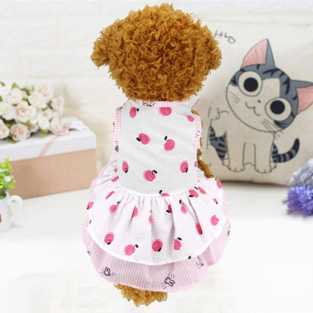  FORMEG Ropa De Perro Mascotas Summer Dog Dress Chihuahua Cat Puppy Apparel Pomeranian Poodle Bichon Frise Schnauzer Ropa para Perros Falda Disfraz 