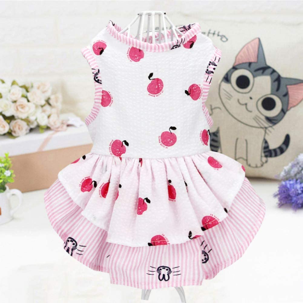  FORMEG Ropa De Perro Mascotas Summer Dog Dress Chihuahua Cat Puppy Apparel Pomeranian Poodle Bichon Frise Schnauzer Ropa para Perros Falda Disfraz 