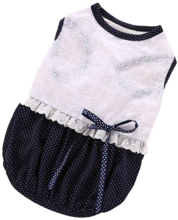  FORMEG Ropa De Perro Mascotas Vestido para Perros Vestidos De Princesa Ropa para Perros De Verano Caniche Bichon Frise Schnauzer Pug Ropa para Perros Chaleco Falda Ropa Disfraces para Mascotas 