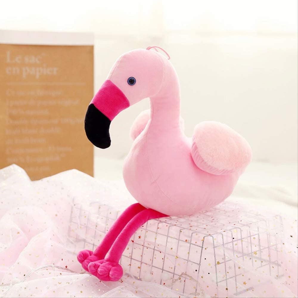  FRECSXQOM Juguete De Felpa Flamencos Lindo Muñeca Rosa Almohada Creativa Muñeca De Los Niños Cumpleaños De Cumpleaños Regalo 35Cm Un 