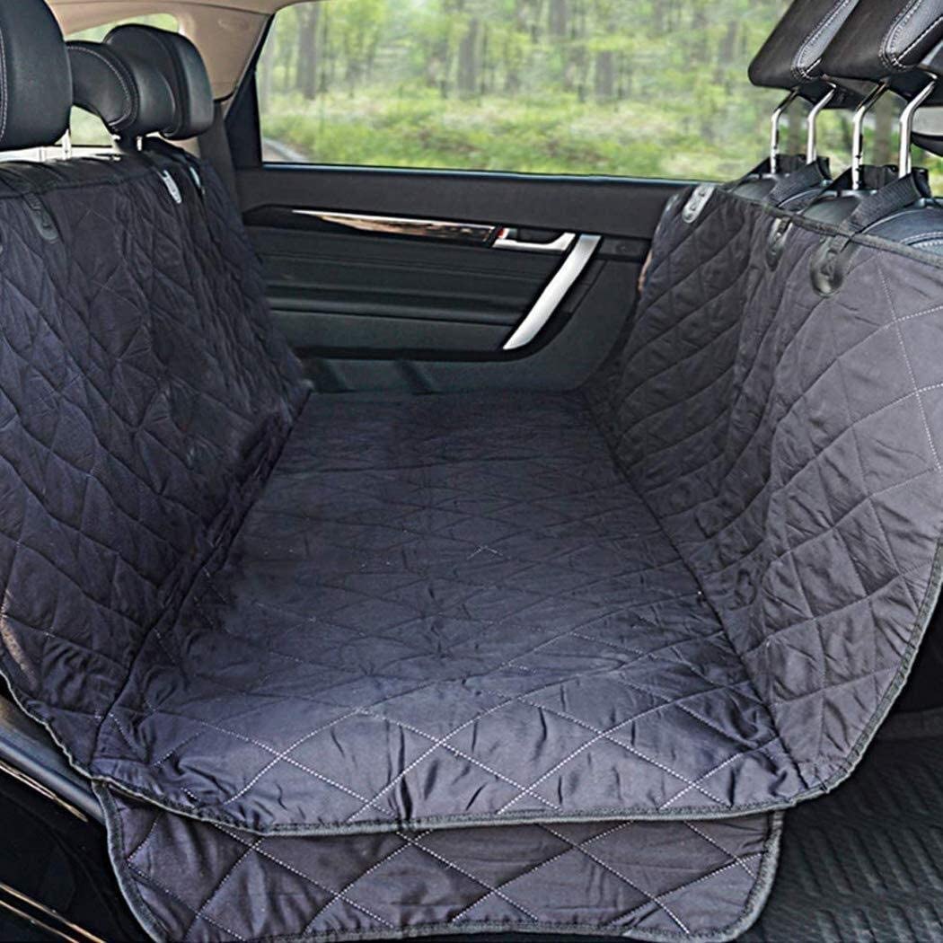  Fundas de Asientos de coches Perro Perro Volver fundas for asientos, impermeable, lavable, resistente a la suciedad del coche grande del asiento trasero de mascotas Cubiertas hamaca con la malla Venta 