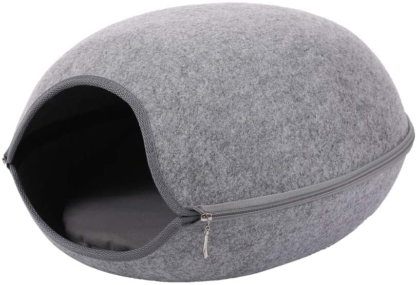  Galapara Gato Cueva de Mascotas Cama Cueva de Gato para Gatos Gatitos Mascotas, Casa para Gatos Interior, Cama para Gatos/Perros Pequeños/Animal Doméstico para 10 kg Dentro de Gato 