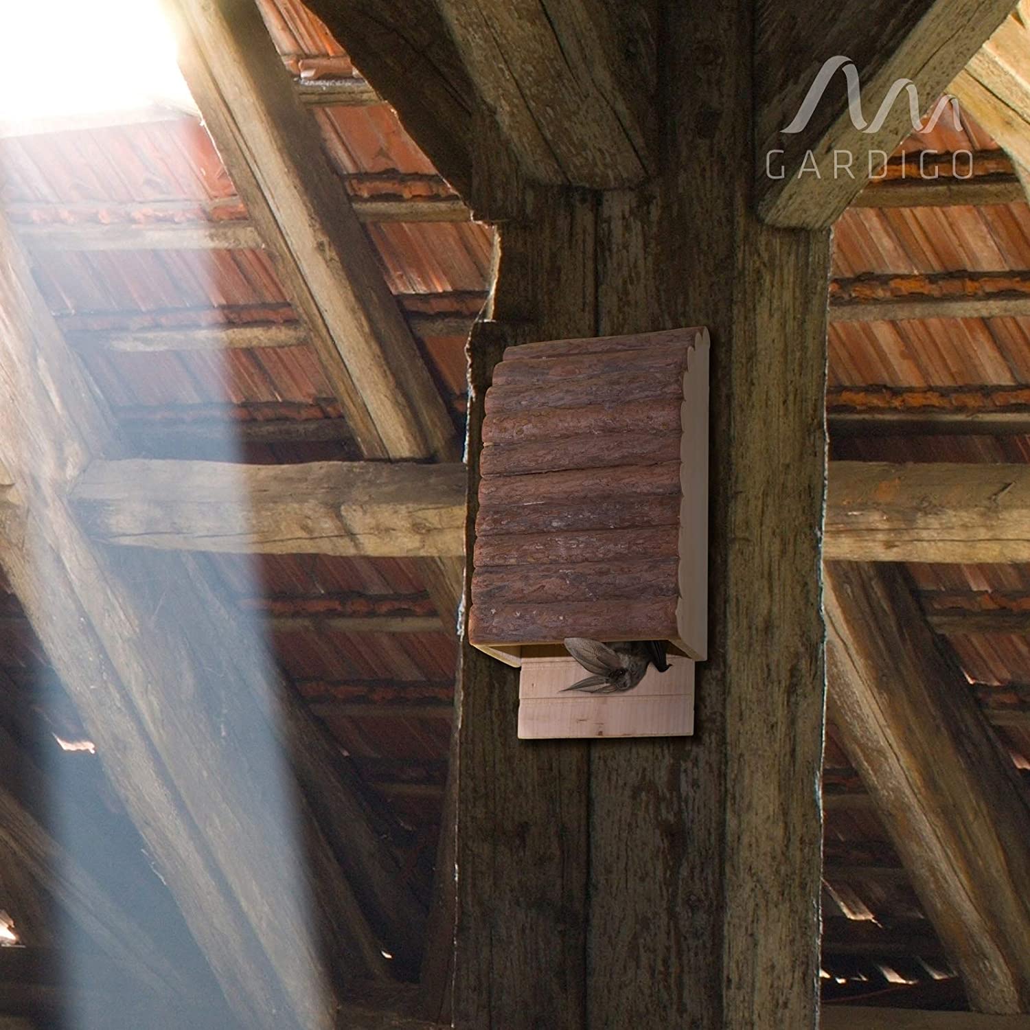  Gardigo Casa para Murciélagos Madera FSC Hotel Casitas Nido Refugio para Murciélago 