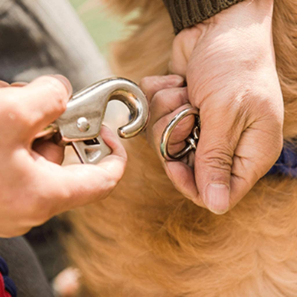  GJ Gran Súper Grueso Medio y Grande Perro P Tracción de Cadena Cuerda Collar Perro Cadena Mascotas Suministros Traje para La Venta (Color : Blue and Black Suit, Tamaño : L) 