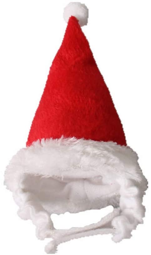  Gorro de Papá Noel para mascotas de Lailongp, conejo, hámster, cobayas, ratas, gorro de Navidad 