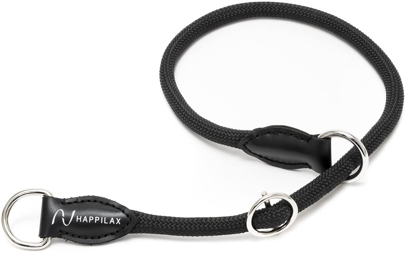  Happilax Collar Perro Grande de Cuerda Trenzada con Tope Ajustable 