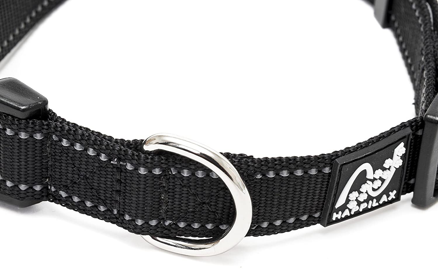  Happilax Collar Perro Grande y Fuerte en Nylon, Resistente y Ajustable 