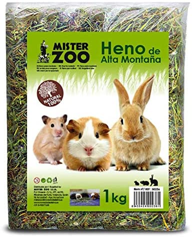  HENO PARA HAMSTERS HENO DE CONEJO HENO COBAYA HENO ALTA MONTAÑA CONEJO 