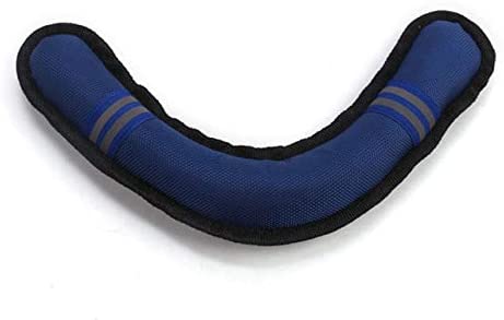  HHSM Perro Frisbee Juguete Reflectante Boomerang Resistente a morder Mascota Entrenamiento Dardos Juguete Masticar pequeño Mediano Grande Perro Mascotas Suministros 26 * 26 cm tamaño Azul 1 