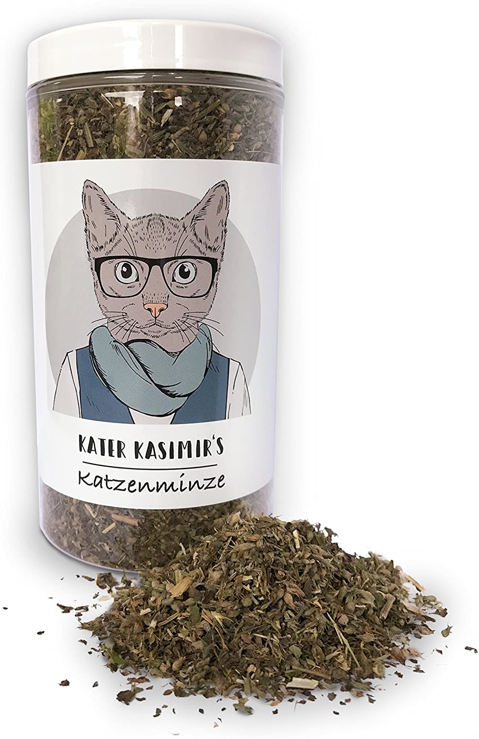  Hierba gatera (para Gatos/Catnip) Hace a su Gato Feliz. Paquete XXL de 60g Solo la Mejor Hierba gatera para su pequeño Amor (Seca y en pequeños Trazos). 