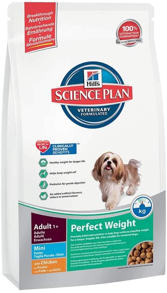  Hill's - Comida húmeda para Perros Adultos pequeños, medianos y Grandes Science Plan Weight Pollo 363 gr 