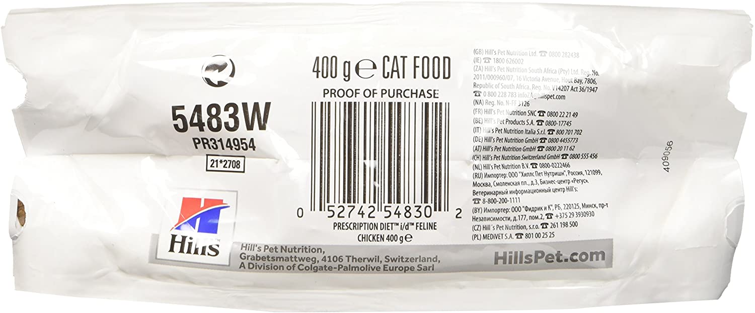  Hill's Feline I/D Comida para Gatos - 400 gr 