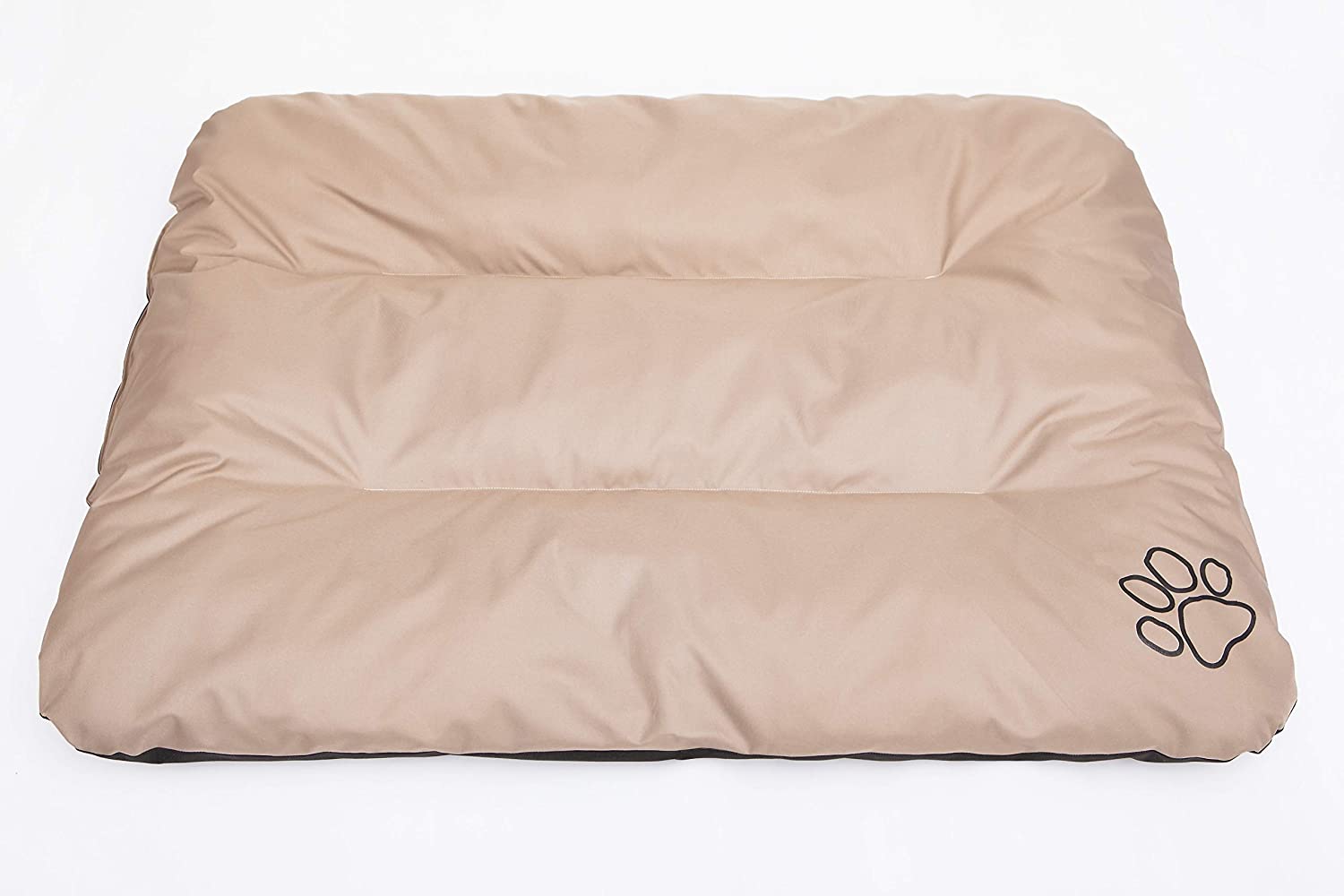  Hobbydog R1 ecobez5 Cama para Perros Eco Dormir Espacio Ruhe Espacio Perros Colchón Perro Cojín, 90 x 60 cm, L, Beige 