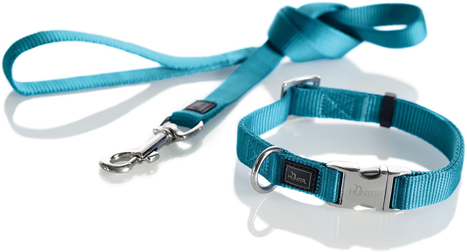  HUNTER Collar de Perro Azul P 