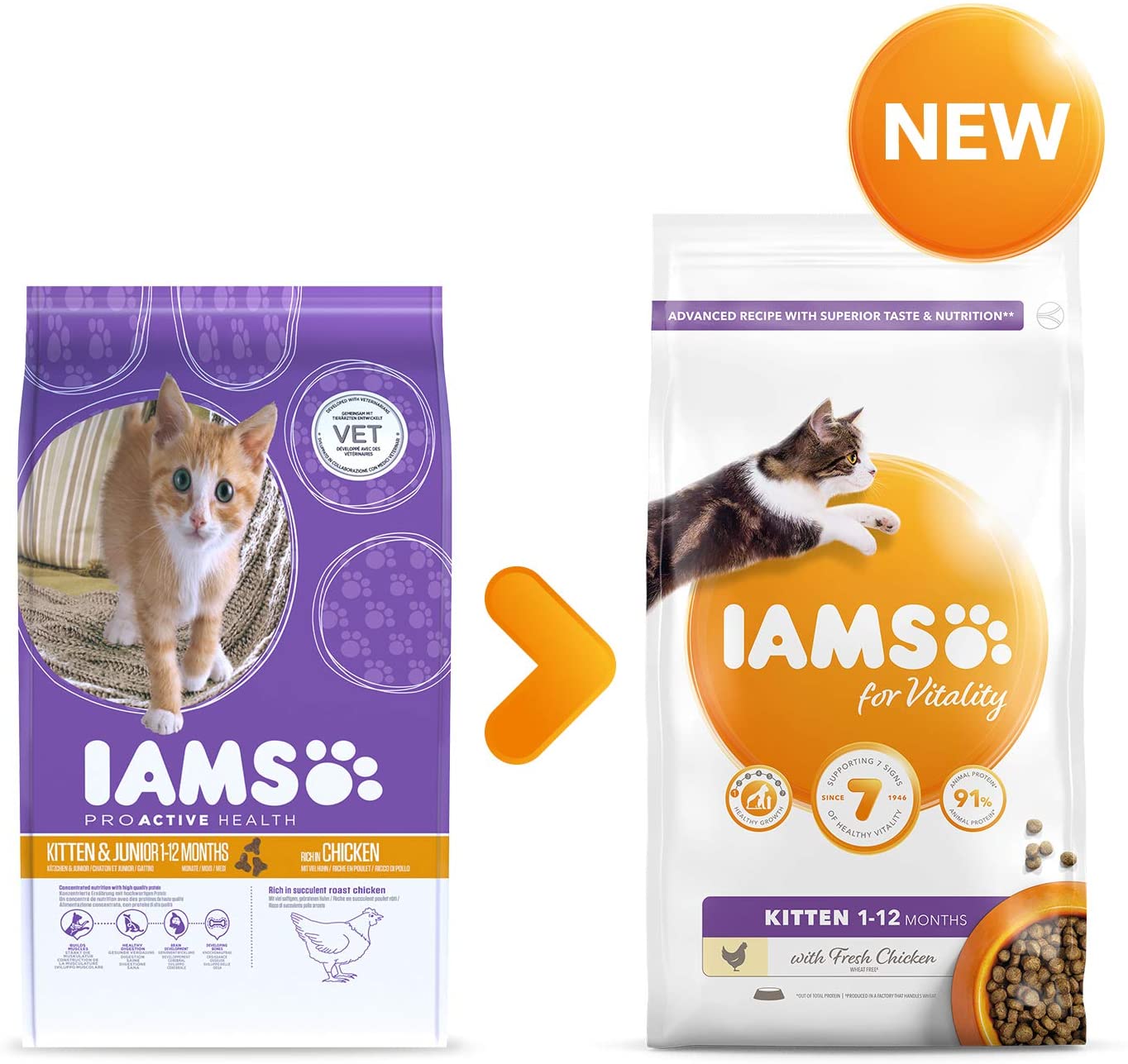  IAMS Alimentos de Mascotas - 3000 gr 