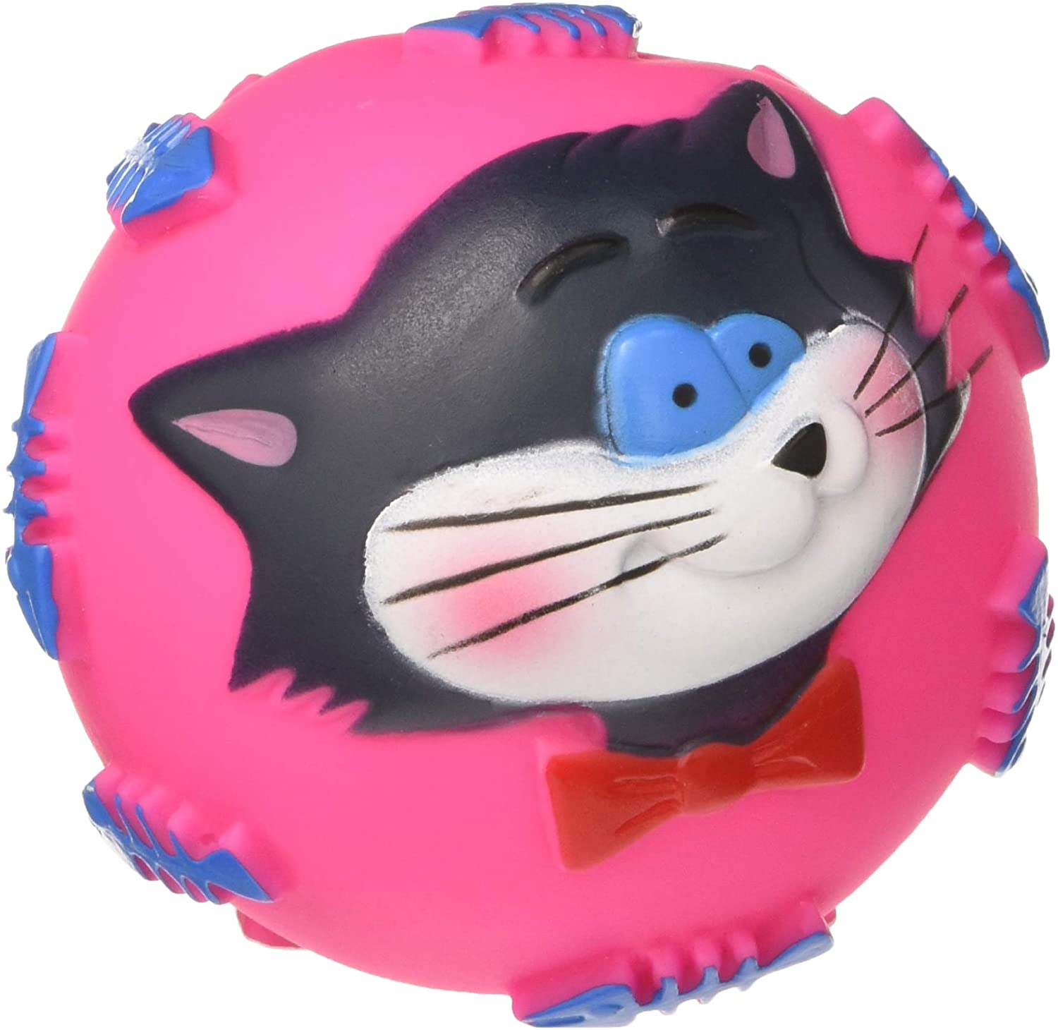  ICA DH2021 Juguete Pelota Gato Pescado para Perros 