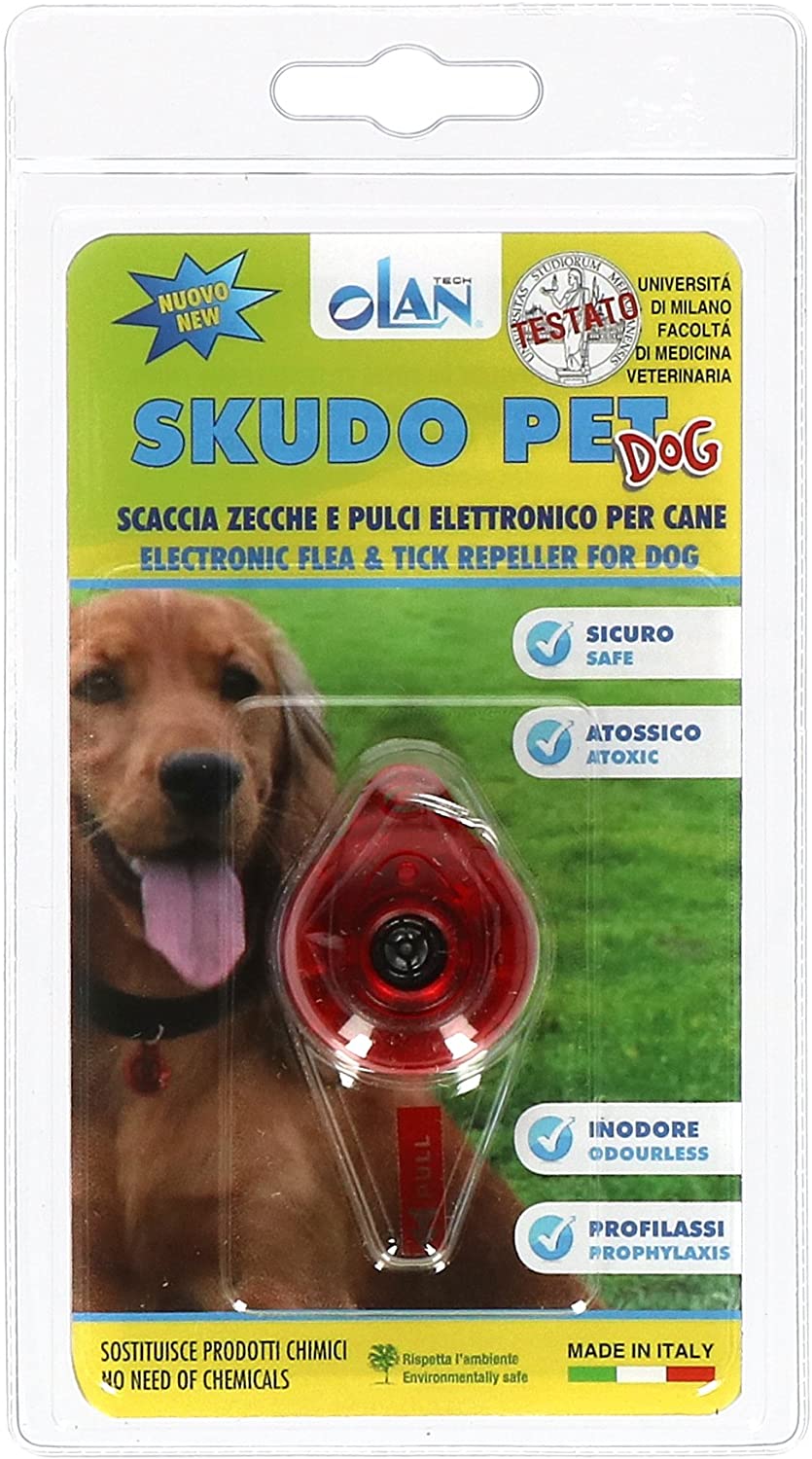  ICA SK1 Ahuyentador Electrónico contra Pulgas y Garrapatas para Perros 