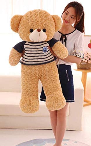  JGIEWJFIMP Juguete De Peluche De Dibujos Animados Nuevo Suéter Rosa Muñeca De Oso De Peluche Enviar Novia Regalo De Cumpleaños Centro Comercial Decoración 100 Cm C 