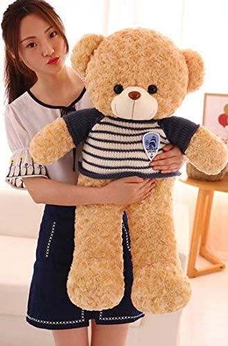  JGIEWJFIMP Juguete De Peluche De Dibujos Animados Nuevo Suéter Rosa Muñeca De Oso De Peluche Enviar Novia Regalo De Cumpleaños Centro Comercial Decoración 100 Cm C 