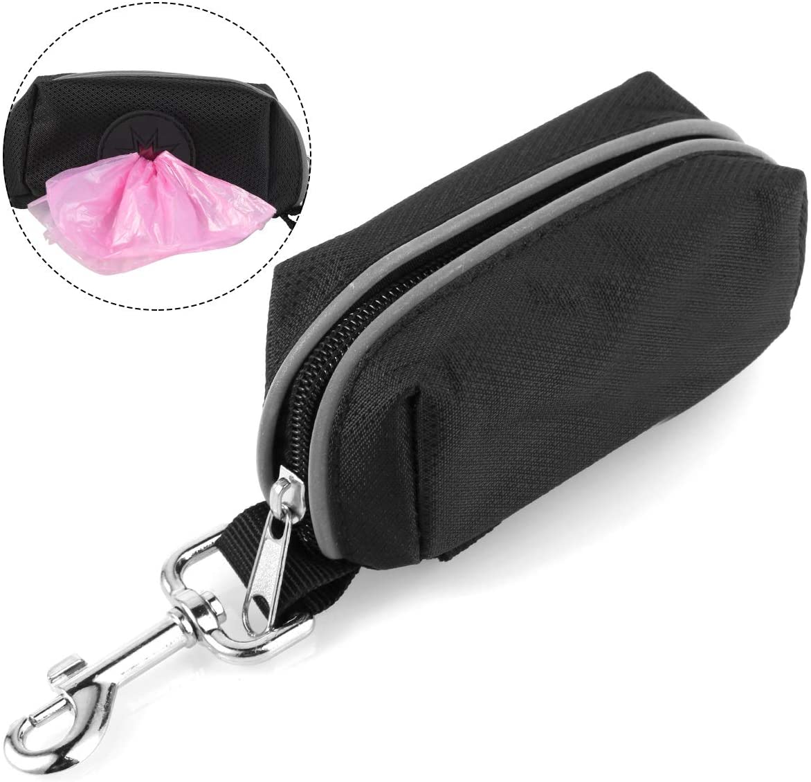  Jinxuny Bolsa de desperdicios Dispensador para Perros Holder Bolsa Holder Pet Puppy Poop Bolsa dispensador para Caminar Correr y Caminar Bolsa para Perros Poo Accesorio 