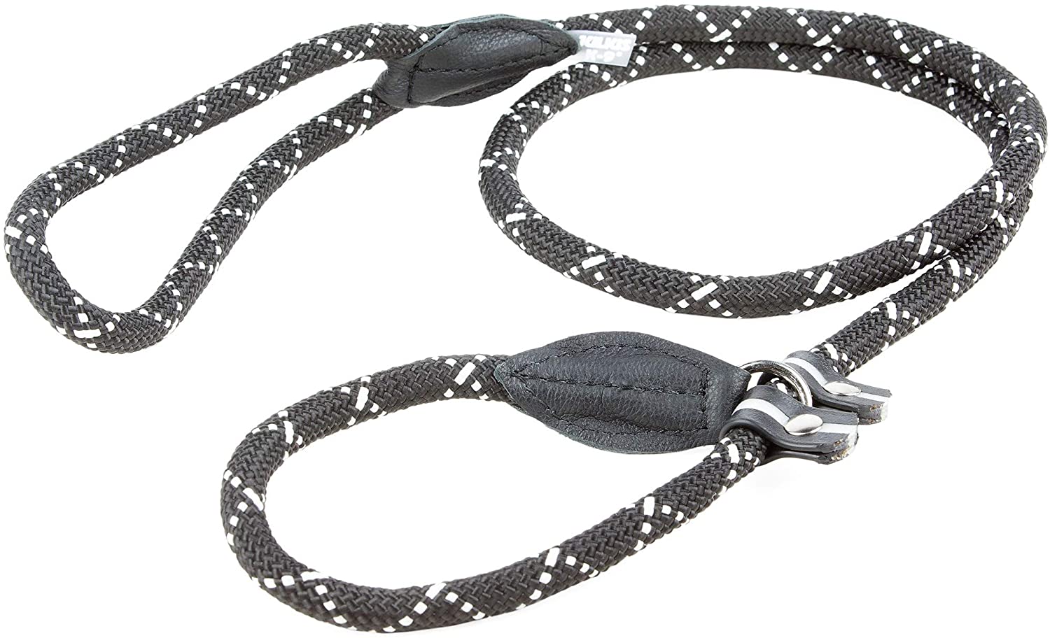  Julius K9 2012R-IDC IDC Retriever Leash with Training Collar Diam.12Mm X 1,2M - Black-Fluorescens, Negro 