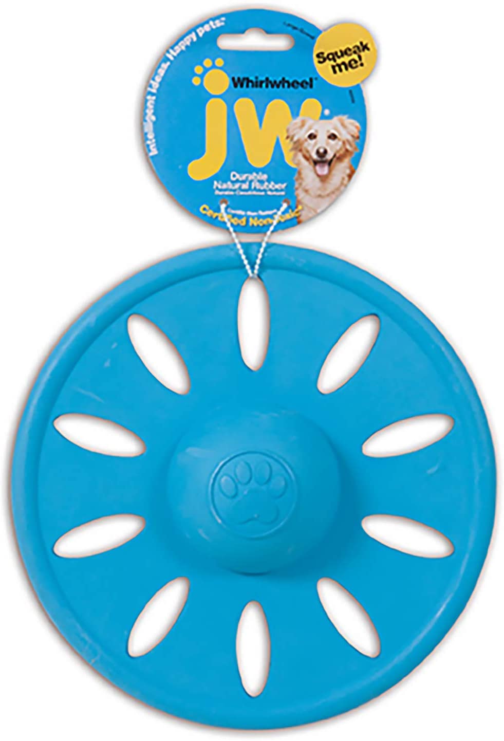  JW Pet Company Whirlwheel Disco Volador para Perro, Grande, los Colores Pueden Variar 