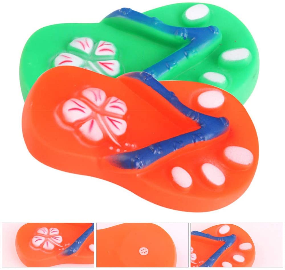  Kalaokei Chanclas de Vinilo para Perro, Gato, Cachorro, Cachorro, con Forma de Sandalias 