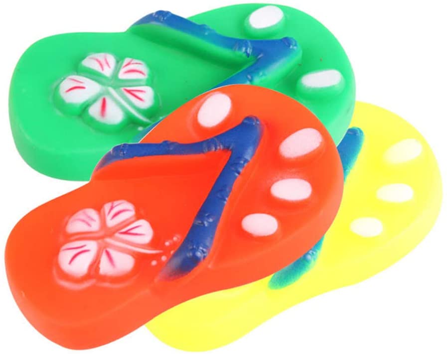  Kalaokei Chanclas de Vinilo para Perro, Gato, Cachorro, Cachorro, con Forma de Sandalias 