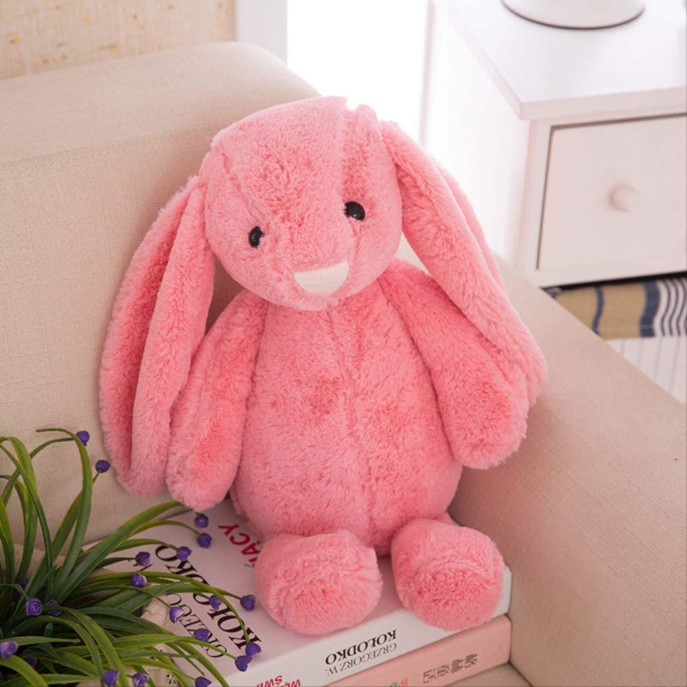  KLMNGUBVF Peluches Rosa Conejo De Orejas Largas Calma Muñeca Muñeca Conejo Regalo Regalo 35Cm B 