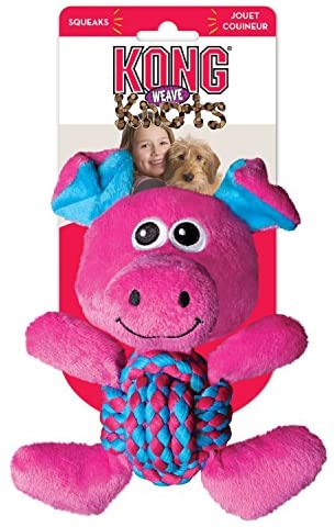  KONG JU03965 Weave Knots Pig M 