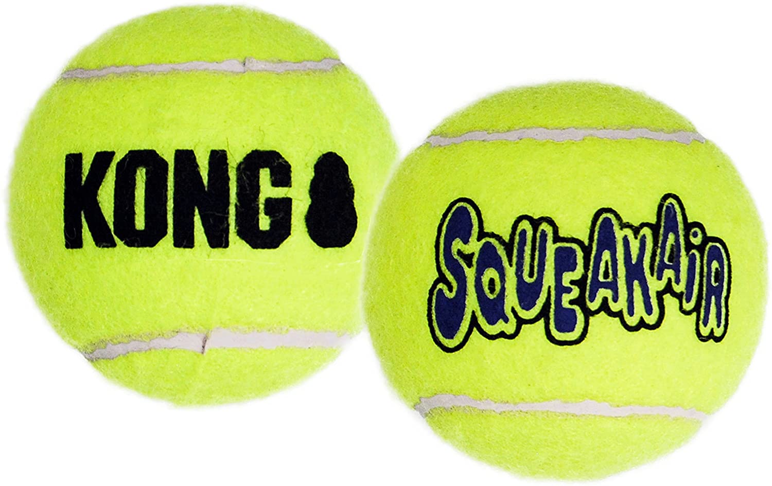  KONG - Squeakair Balls - Pelotas de tenis sonoras que respetan sus dientes - Raza mediana (3) 