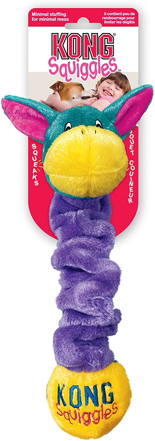  KONG - Squiggles - Peluche elástico sonoro - Raza grande 