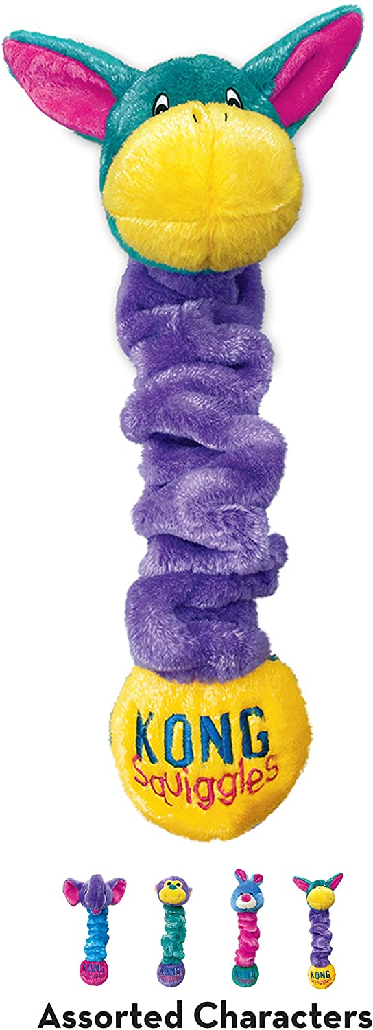  KONG - Squiggles - Peluche elástico sonoro - Raza grande 