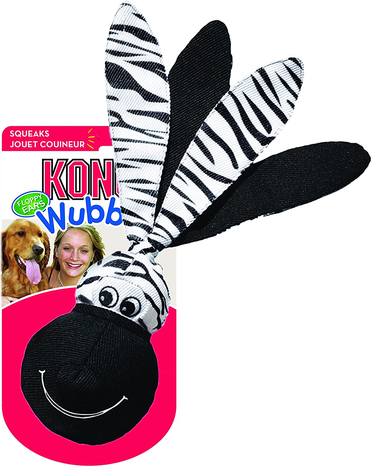  KONG - Wubba™ Floppy Ears - Juguete interactivo sonoro - Raza grande (varios colores) 