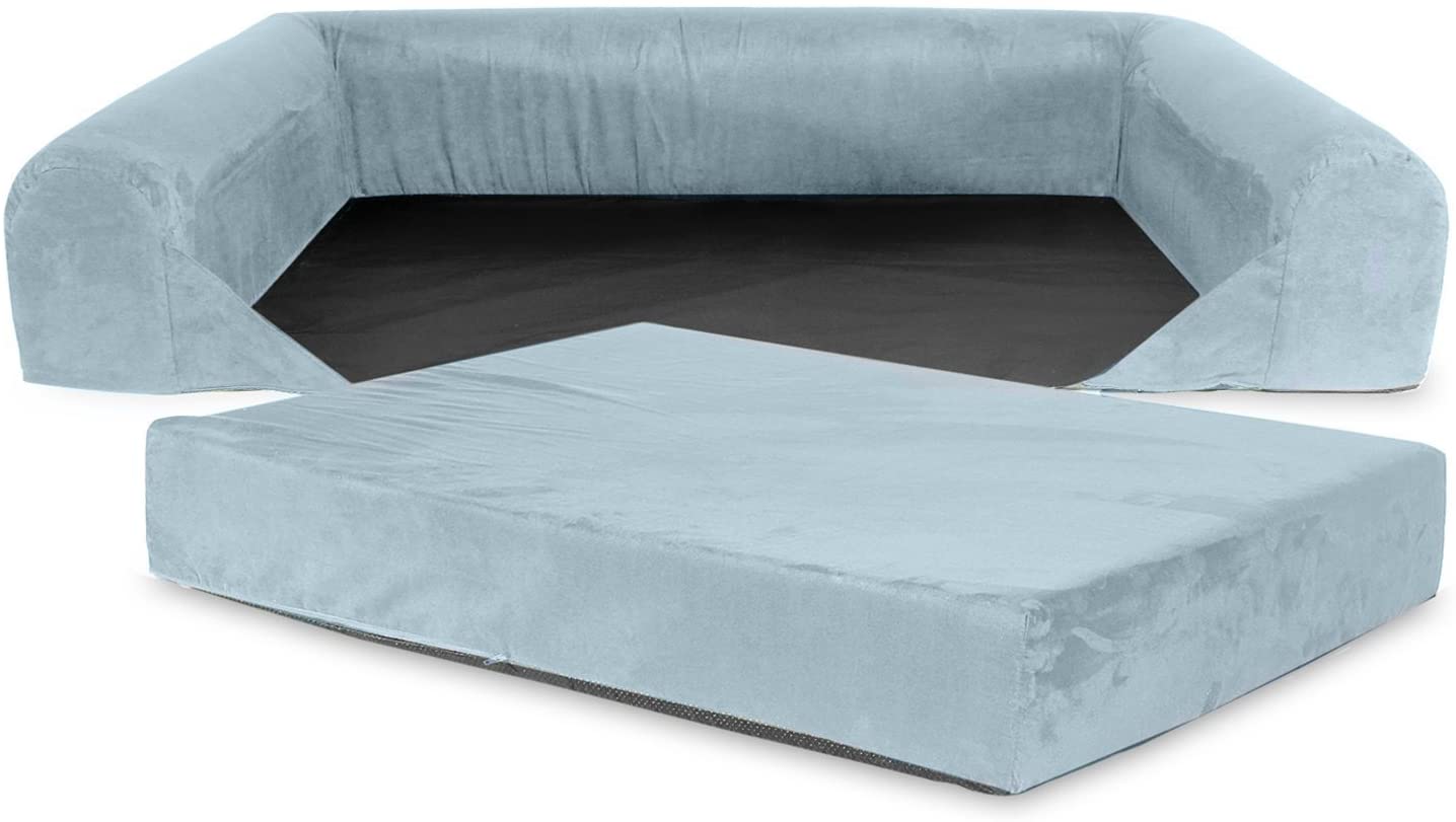  KOPEKS Deluxe - Sofá Cama ortopédico de Espuma viscoelástica, tamaño Grande, Color Gris 