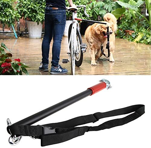  LANDUM - Correa de Bicicleta para Perro, Manos Libres, para Mascotas, Paseo, Tren o Bicicleta, Distancia 