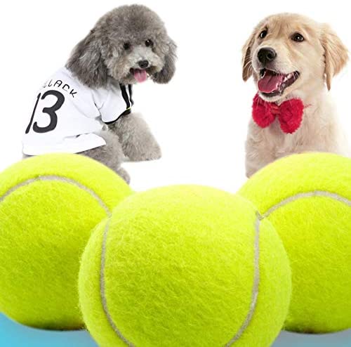  Lianlian Puppy Toys Diversión interactiva for Mascotas de Juguete de Goma Mascotas de Juguete Bola elástica Tipo de Mascota Pelota de Tenis, Diámetro: 6 cm 