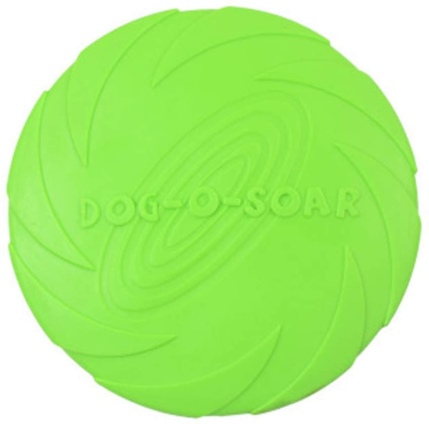  LIBWX Frisbee para Perros: Juguetes interactivos para Perros, Juguetes de Goma cibernética, platillos voladores, Juguetes para Todos los Perros 