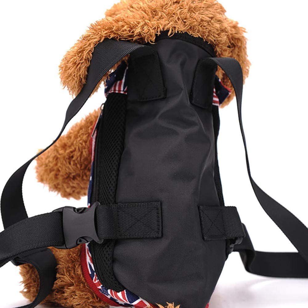  LLQM Bolsa para el Pecho del Perro, Mochila Transpirable para Gatos y Perros, Bolsa para Mascotas de Malla portátil para Mascotas 