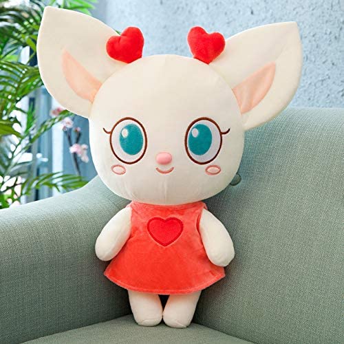  LOPMJUHNGUN Juguete De Peluche Dibujos Animados Cute Station Pareja Ciervo Muñeca Juguetes para Niños Enviar Girls Holiday Ragdoll 40Cm A 